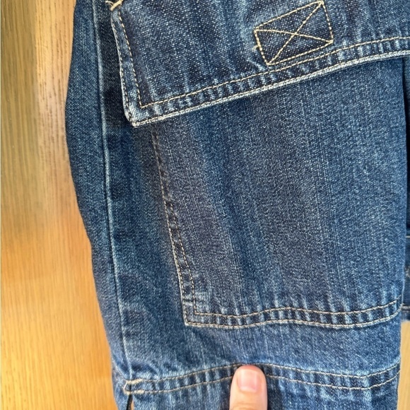 Vintage Bill Blass Hooded Denim Zip Front Jacket / Pockets / Medium - Picture 10 of 12